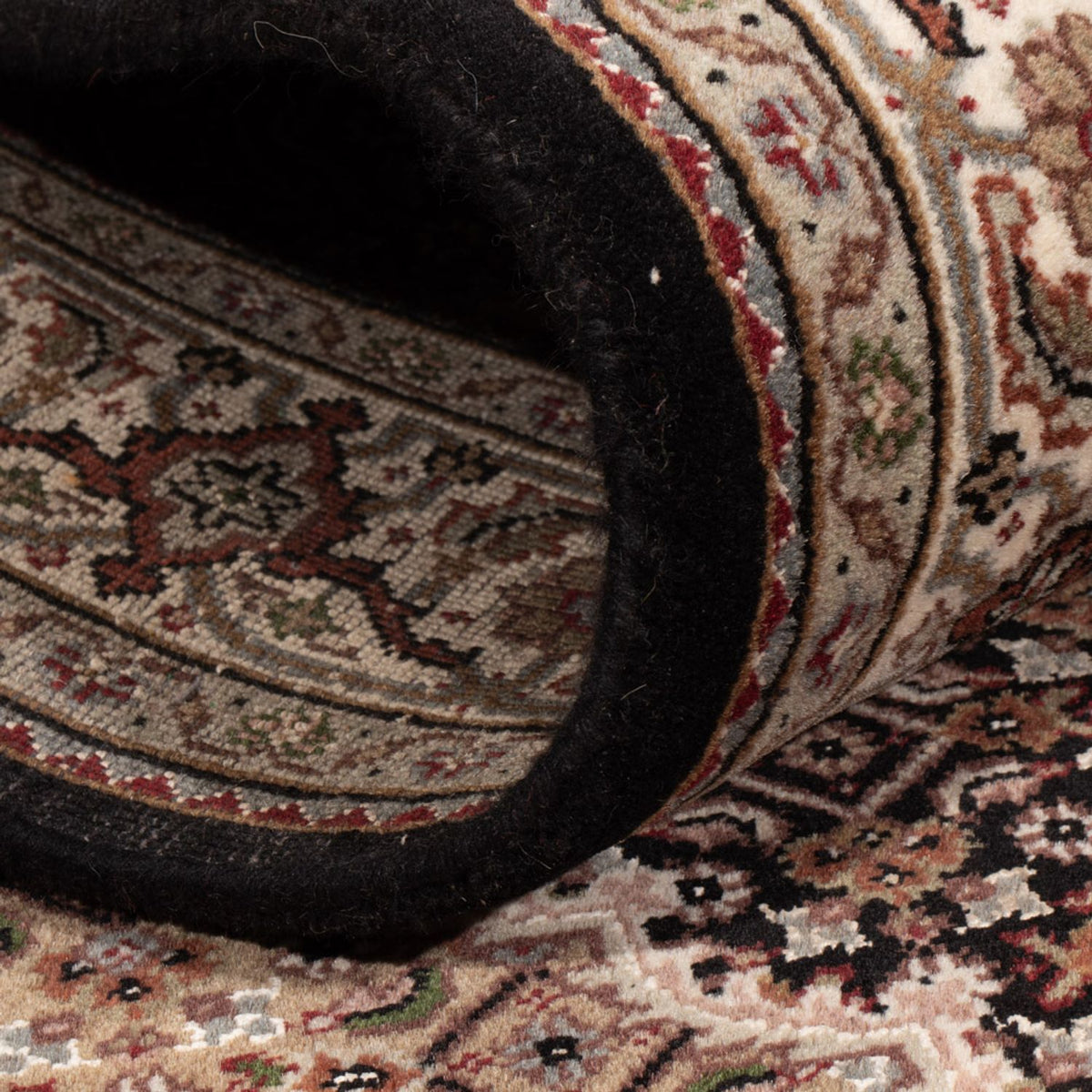 Oosters tapijt - Tabriz - 184 x 124 cm - donker beige