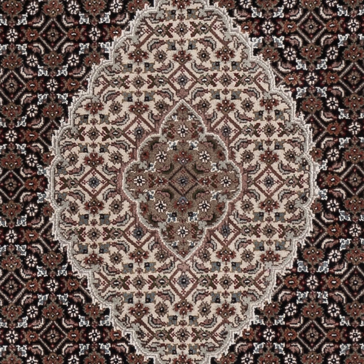 Oosters tapijt - Tabriz - 188 x 123 cm - donker beige