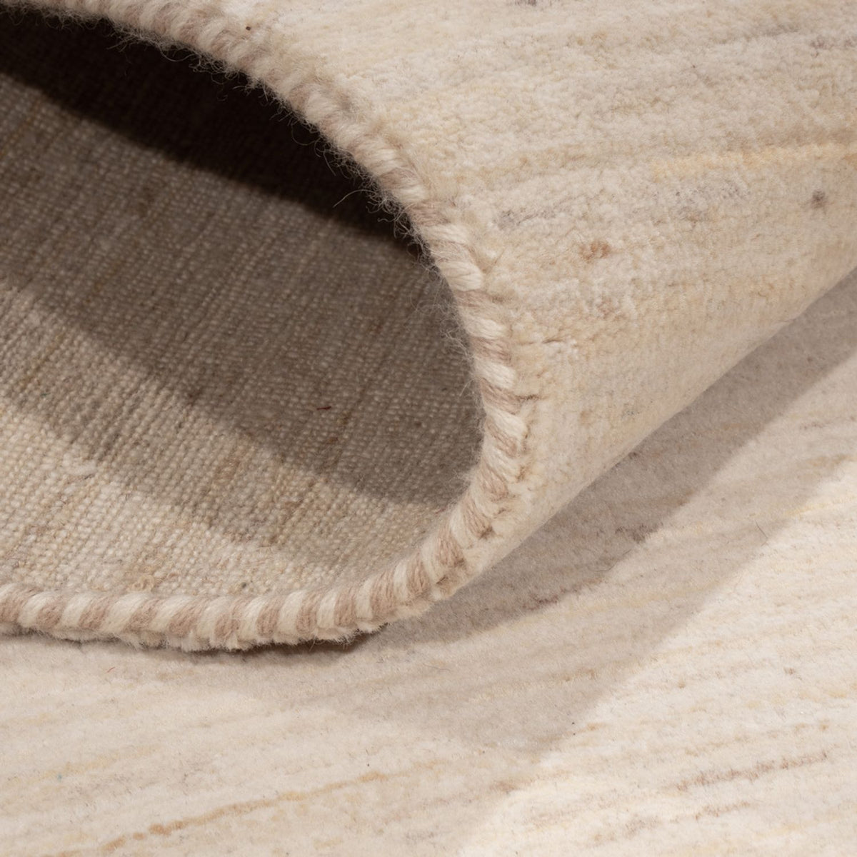 Loper Gabbeh Tapijt - Loribaft Indus - 294 x 84 cm - beige