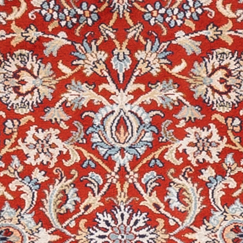Loper Zijden tapijt - Kashmir Silk - 241 x 76 cm - rood