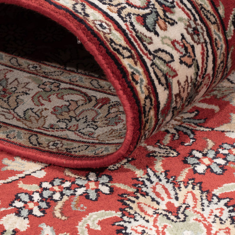 Loper Zijden tapijt - Kashmir Silk - 241 x 76 cm - rood