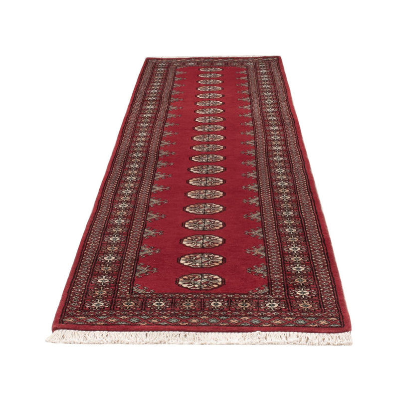 Loper Pakistaans tapijt - 304 x 77 cm - rood