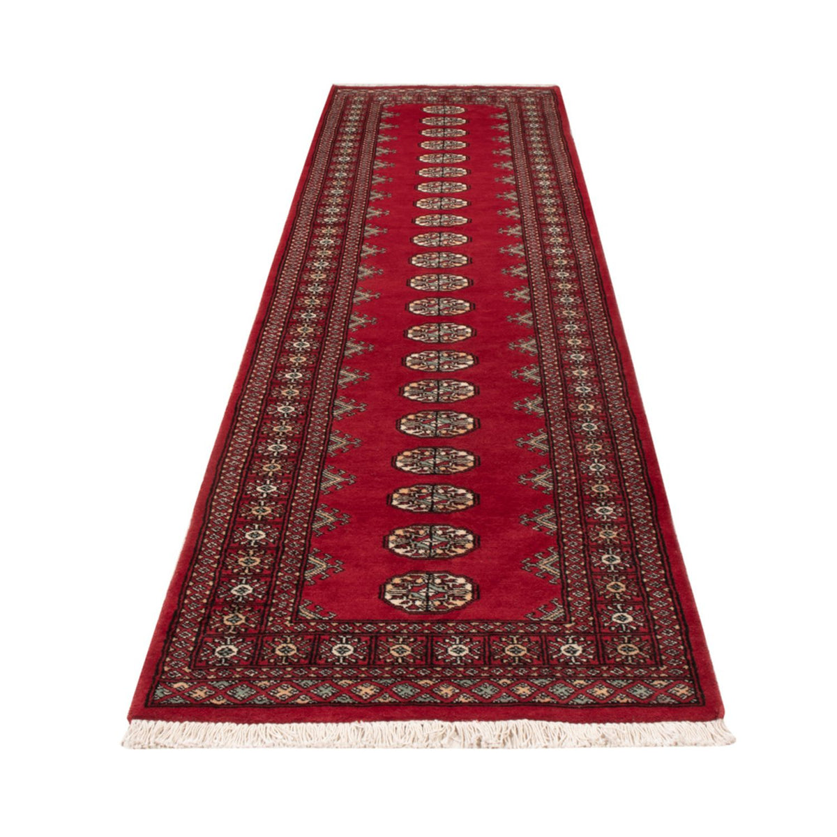 Loper Pakistaans tapijt - 307 x 77 cm - rood