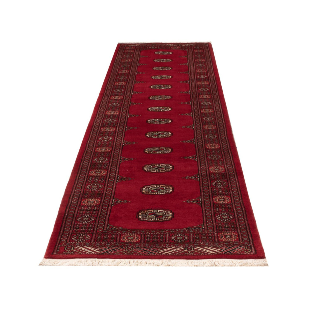 Loper Pakistaans tapijt - 319 x 81 cm - rood
