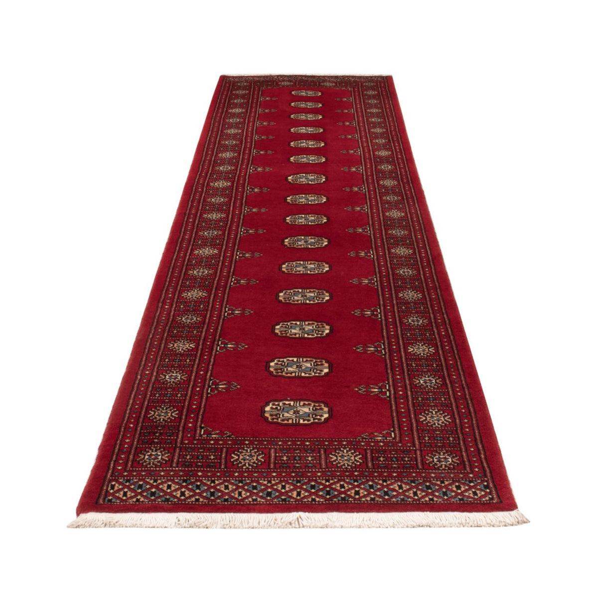 Loper Pakistaans tapijt - 323 x 80 cm - rood