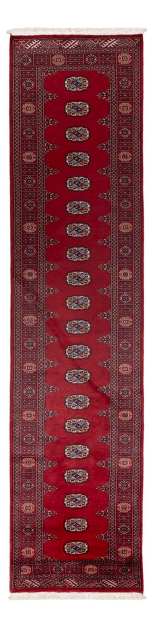 Loper Pakistaans tapijt - 343 x 77 cm - rood