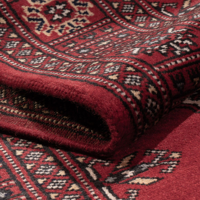 Loper Pakistaans tapijt - 343 x 77 cm - rood