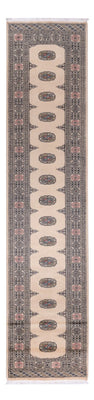 Loper Pakistaans tapijt - 358 x 80 cm - beige