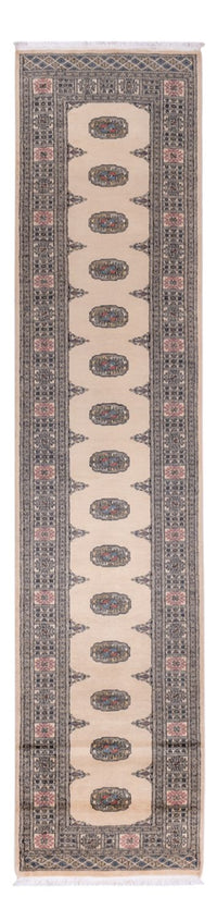 Loper Pakistaans tapijt - 358 x 80 cm - beige