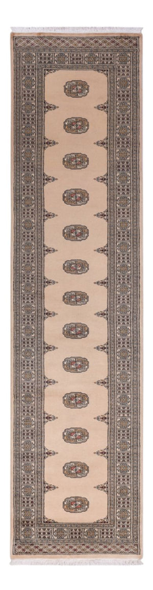 Loper Pakistaans tapijt - 326 x 79 cm - beige