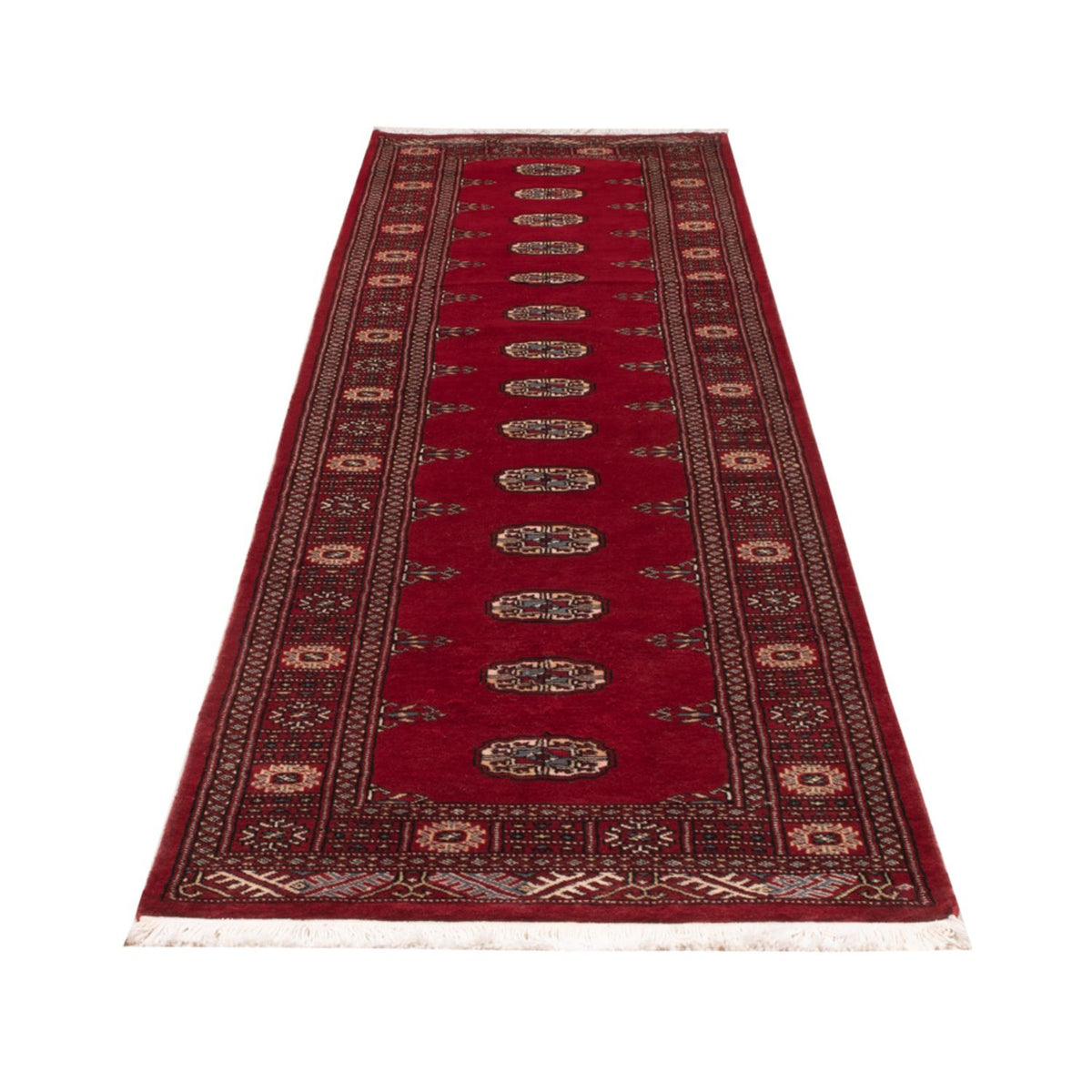 Loper Pakistaans tapijt - 319 x 79 cm - rood