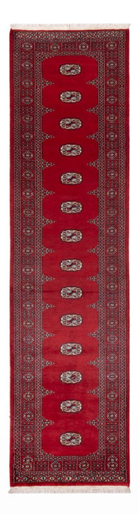 Loper Pakistaans tapijt - 311 x 78 cm - rood