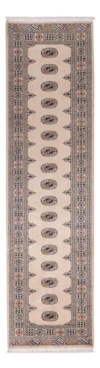 Loper Pakistaans tapijt - 311 x 79 cm - beige