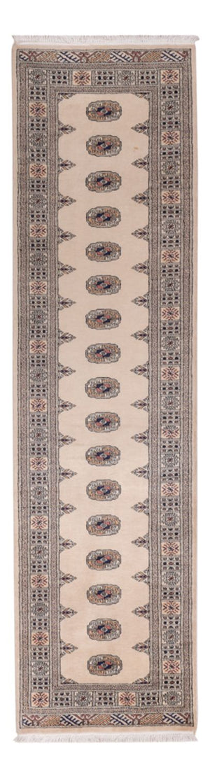 Loper Pakistaans tapijt - 311 x 79 cm - beige