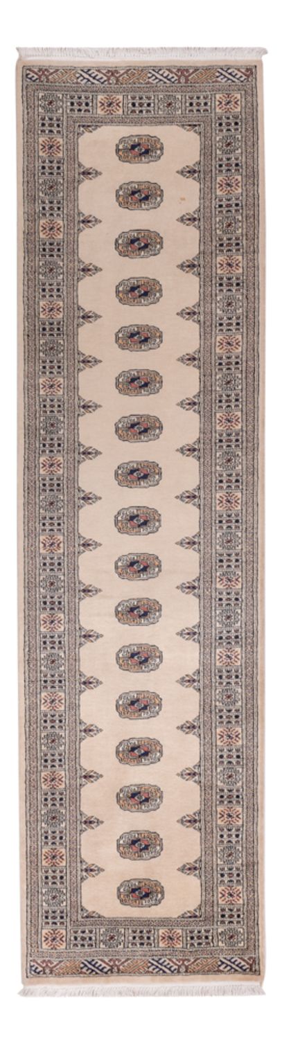 Loper Pakistaans tapijt - 311 x 79 cm - beige