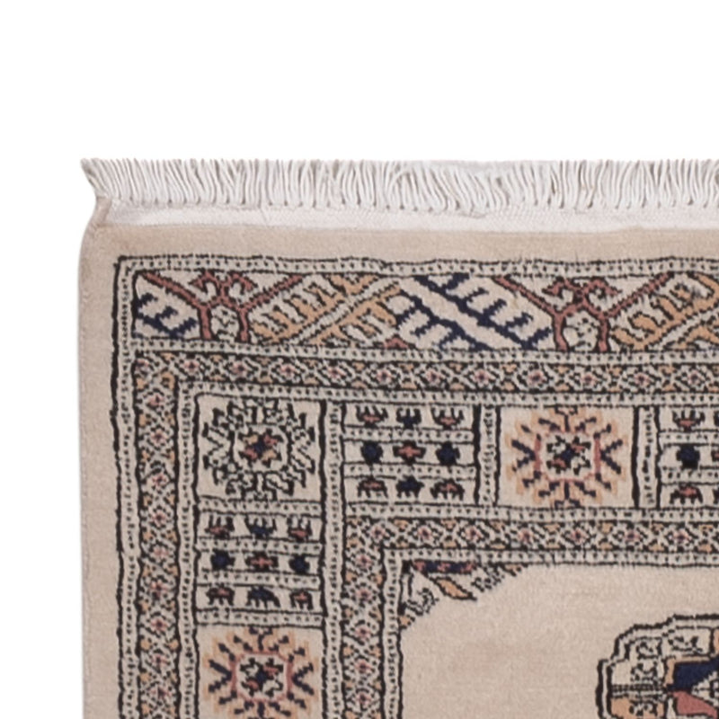 Loper Pakistaans tapijt - 311 x 79 cm - beige