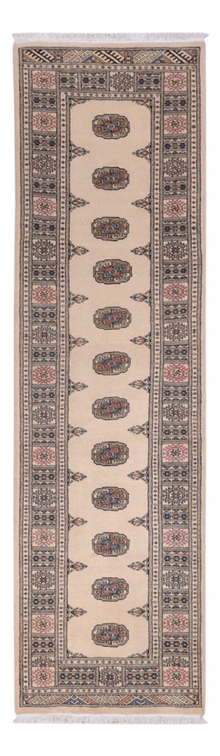 Loper Pakistaans tapijt - 288 x 79 cm - beige