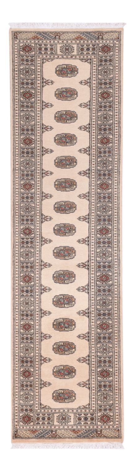Loper Pakistaans tapijt - 315 x 79 cm - beige