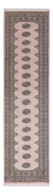 Loper Pakistaans tapijt - 302 x 79 cm - beige