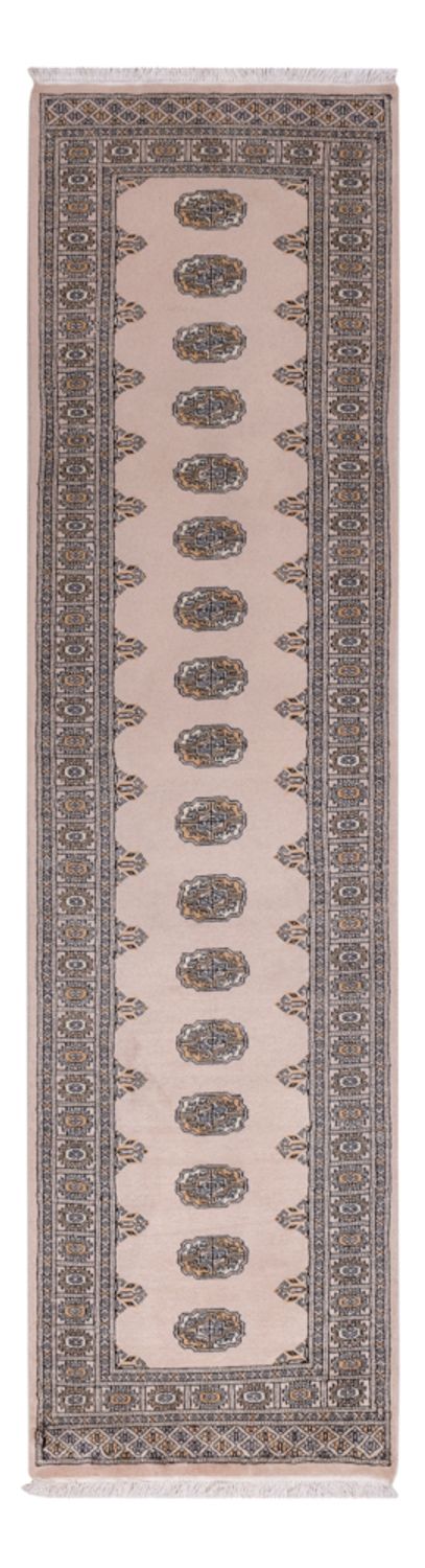 Loper Pakistaans tapijt - 302 x 79 cm - beige