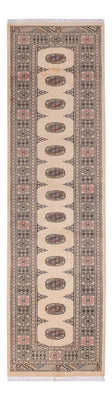 Loper Pakistaans tapijt - 309 x 79 cm - beige