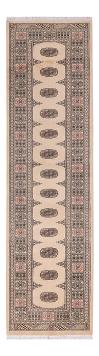Loper Pakistaans tapijt - 309 x 79 cm - beige