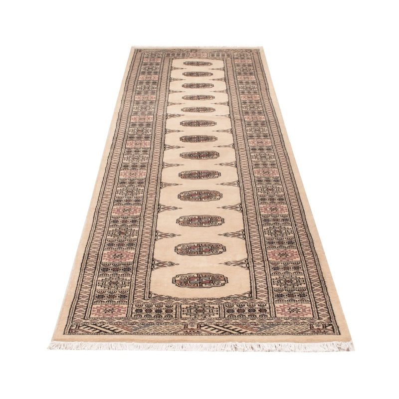 Loper Pakistaans tapijt - 309 x 79 cm - beige