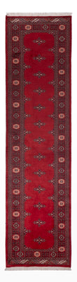 Loper Pakistaans tapijt - 303 x 79 cm - rood