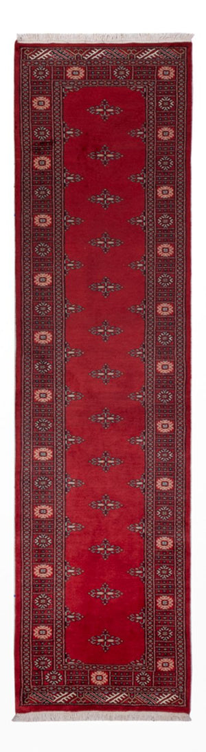 Loper Pakistaans tapijt - 303 x 79 cm - rood