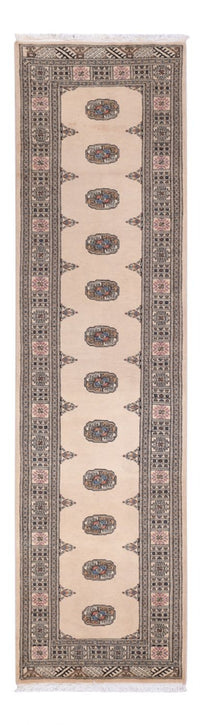 Loper Pakistaans tapijt - 310 x 79 cm - beige