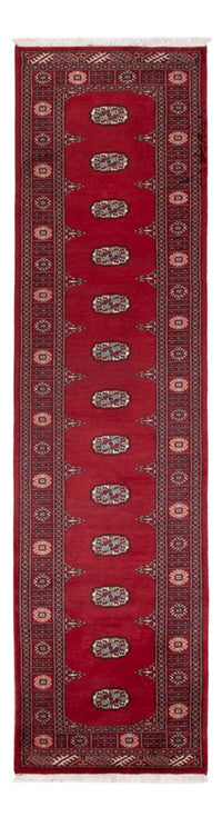 Loper Pakistaans tapijt - 305 x 77 cm - rood