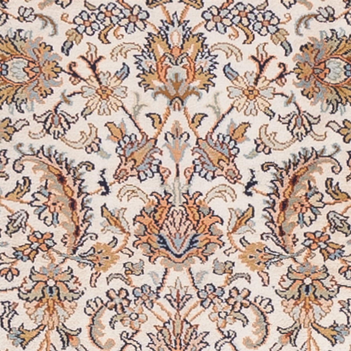 Loper Zijden tapijt - Kashmir Silk - 308 x 80 cm - beige