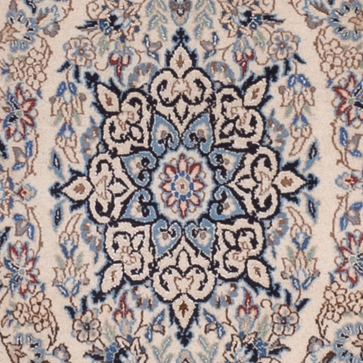 Loper Perzisch tapijt - Nain - 293 x 60 cm - donker beige