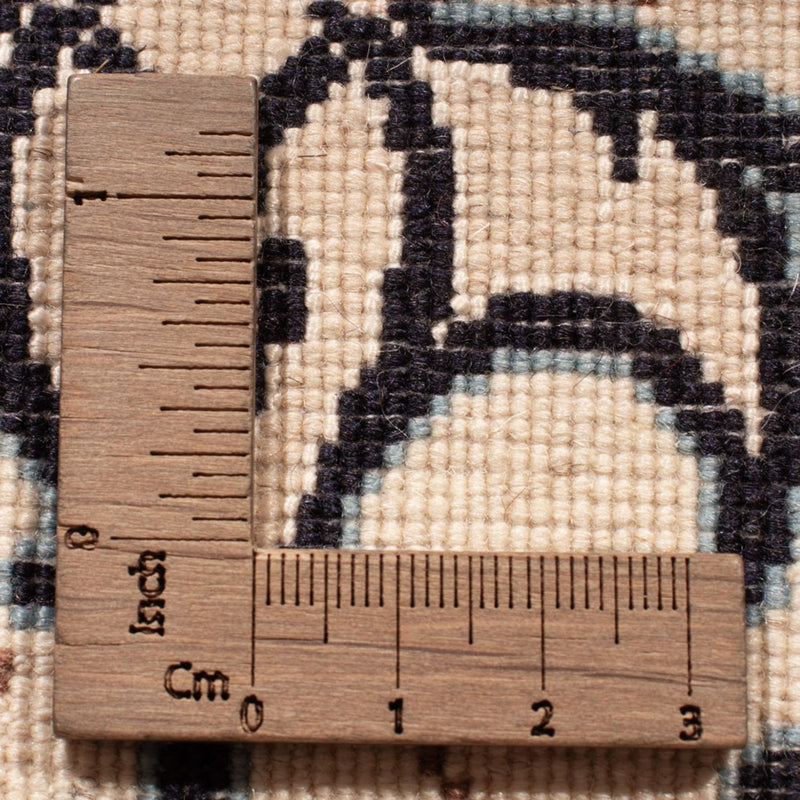 Loper Perzisch tapijt - Nain - 293 x 60 cm - donker beige