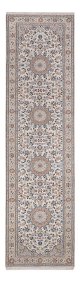 Loper Oosters tapijt - Nain - Indus - 307 x 80 cm - beige