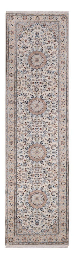 Loper Oosters tapijt - Nain - Indus - 307 x 80 cm - beige