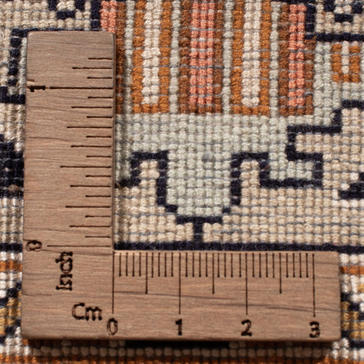 Loper Zijden tapijt - Kashmir Silk - 280 x 77 cm - donker beige