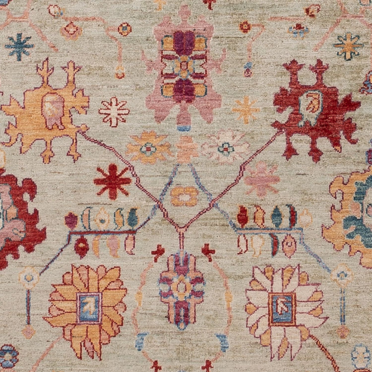 Ziegler Tapijt - Usak - 240 x 173 cm - zand