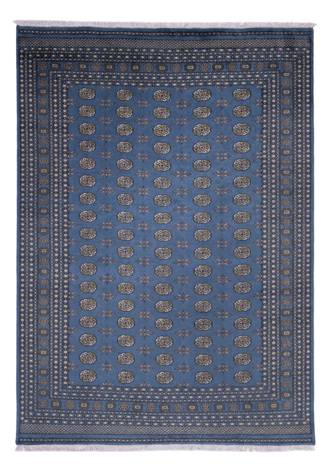 Afghaans tapijt - Bukhara - 341 x 240 cm - blauw
