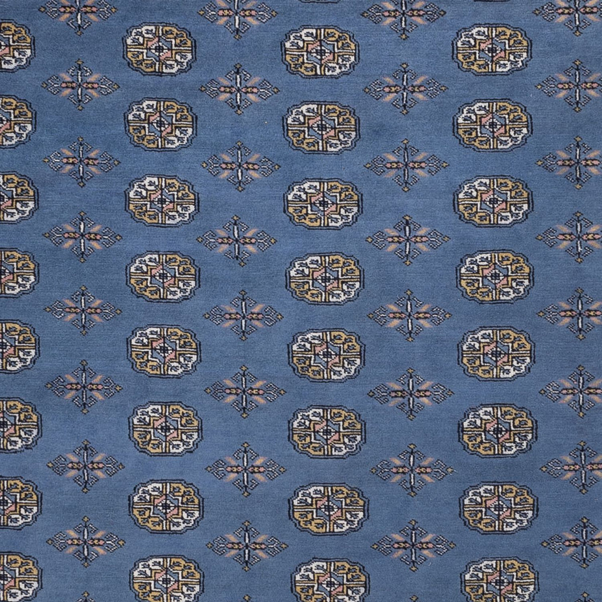 Afghaans tapijt - Bukhara - 341 x 240 cm - blauw