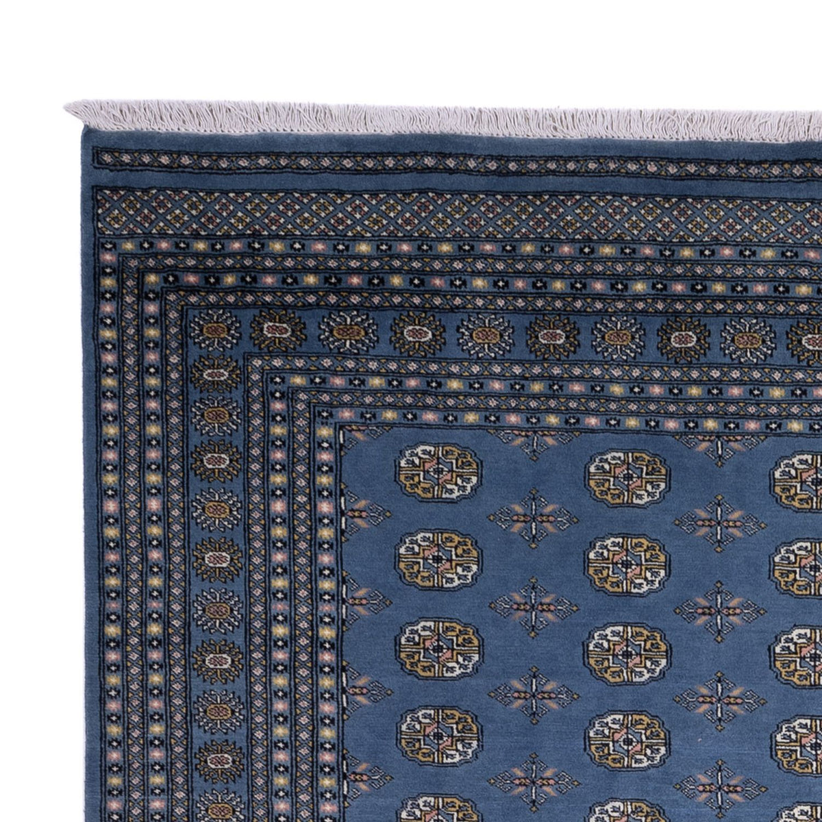 Afghaans tapijt - Bukhara - 341 x 240 cm - blauw