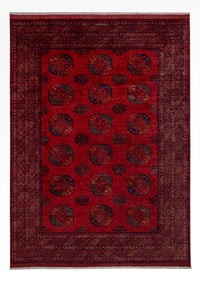 Afghaans tapijt - 346 x 256 cm - rood
