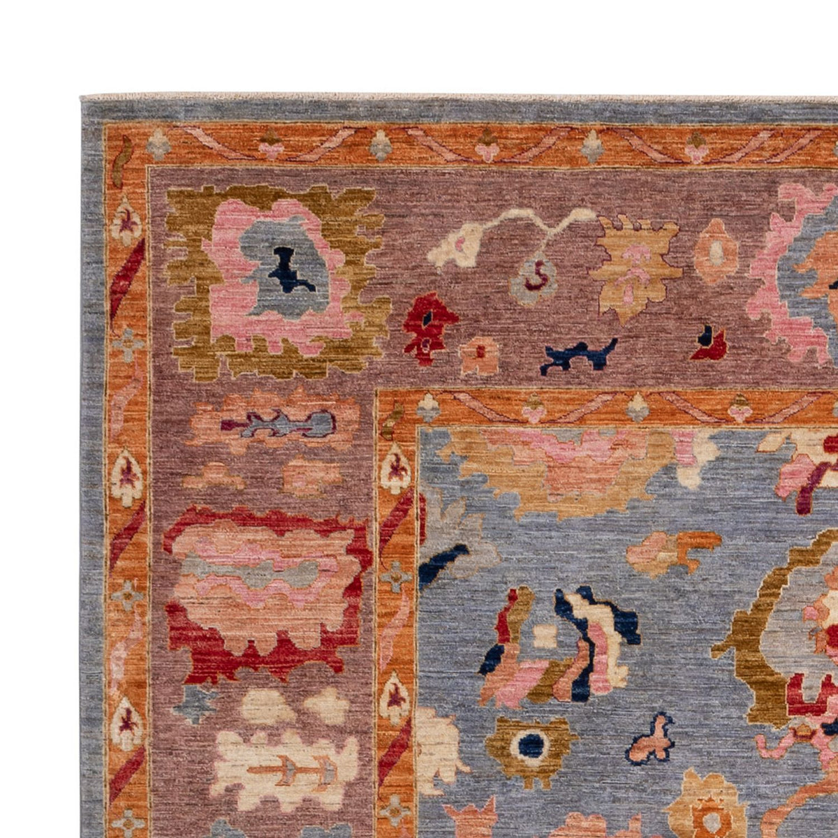 Ziegler Tapijt - Usak - 357 x 290 cm - lichtblauw