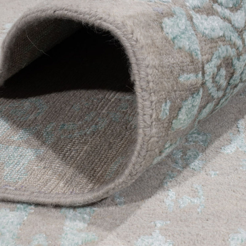 Designer tapijt - 358 x 270 cm - lichtblauw