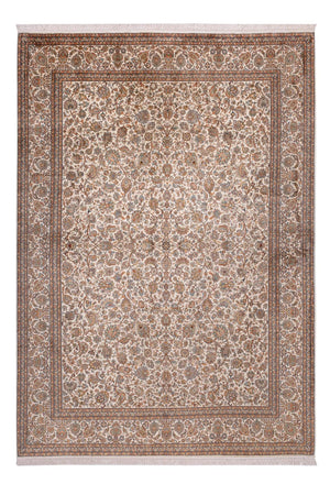 Zijden tapijt - Kashmir Silk - 349 x 247 cm - beige