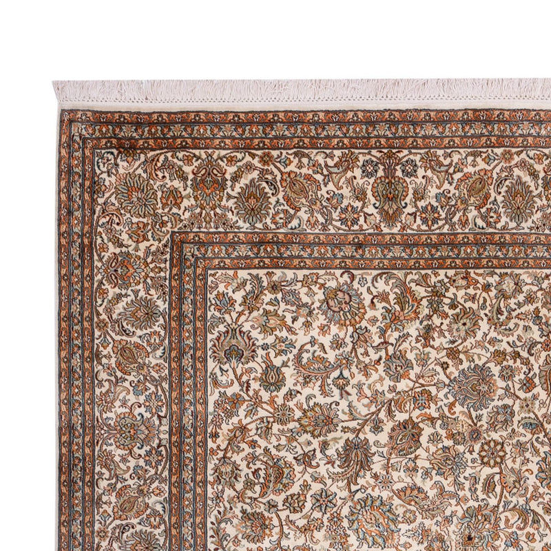 Zijden tapijt - Kashmir Silk - 349 x 247 cm - beige