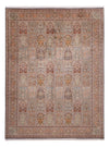 Kasjmir zijde Tapijt 274x362cm - Oosters Tapijt - Rechthoekig / Donker beige / 274 x 362 cm Rechthoekig