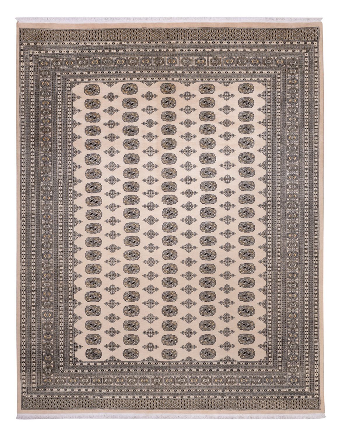 Afghaans tapijt - Bukhara - 359 x 278 cm - beige
