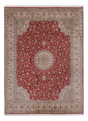 Zijden tapijt - Kashmir Silk - 327 x 244 cm - rood