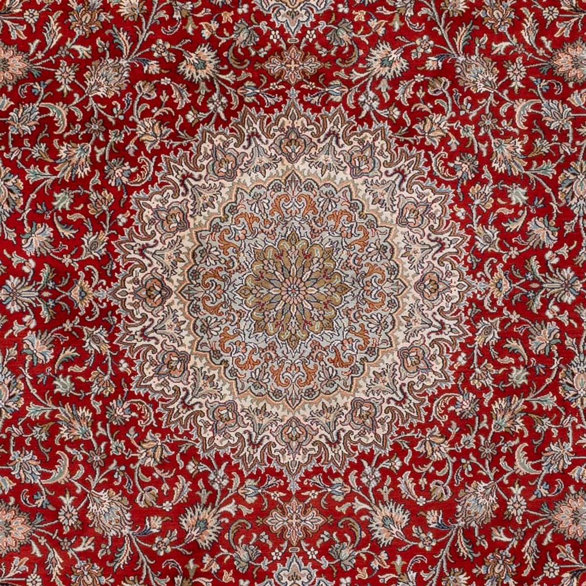 Zijden tapijt - Kashmir Silk - 327 x 244 cm - rood